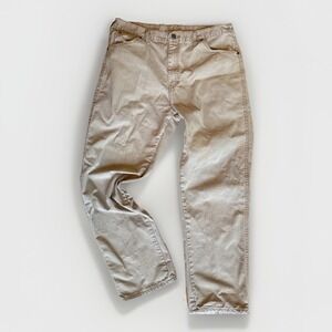 Dickies Work Pants Brown Duck Canvas Utility Pocket 36x32 W716263